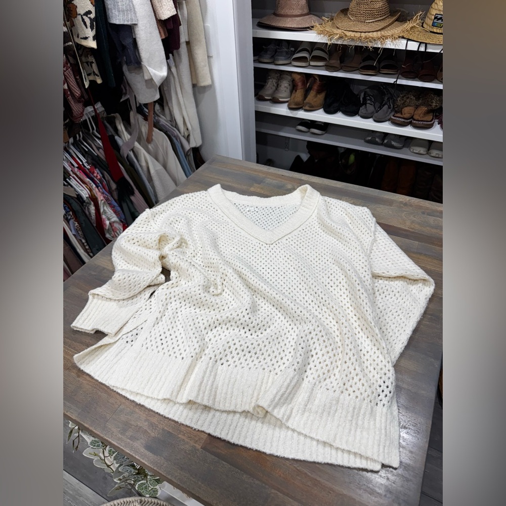 Aerie Chenille V-Neck Sweater